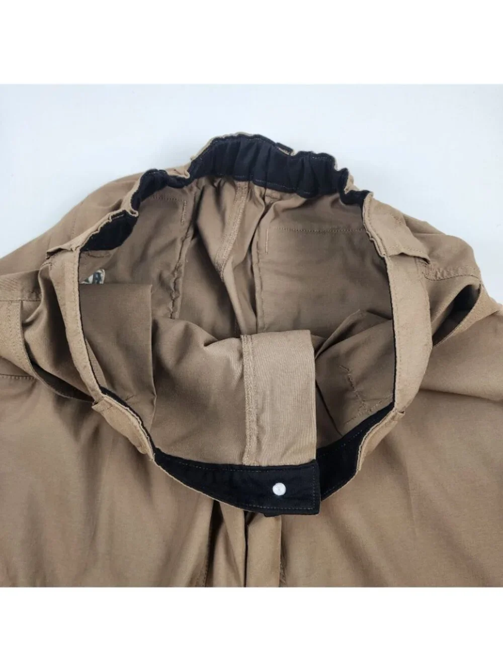 Duluth Trading Pants Mens Lx30 Flex Dry On The Fly Relaxed Brown Cargo